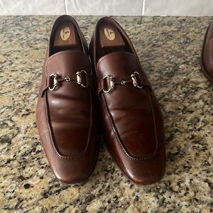 MAGNANNI BIT LOAFER SIZE 13 DARK BROWN